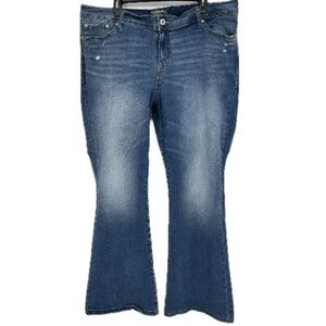 Torrid Feel the Fit Luxe Slim Boot‎ Stretch Flare Leg Women's Jeans Size 20R